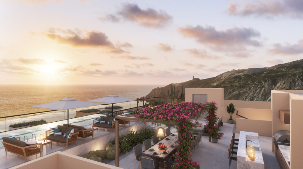 The penthouse rooftop in St. Regis Los Cabos