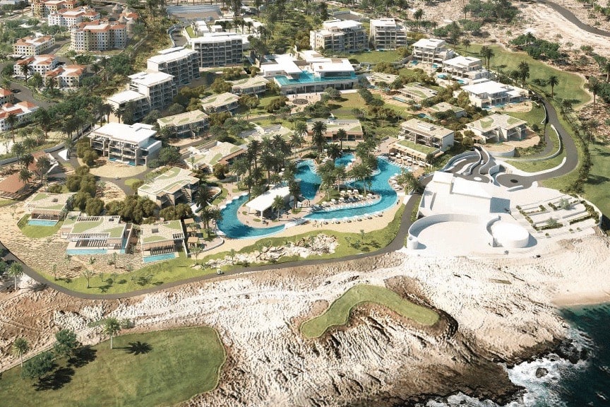 Aerial view of the Park Hyatt at Cabo Del Sol