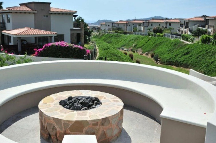 The fire pit at Ventanas phase 1