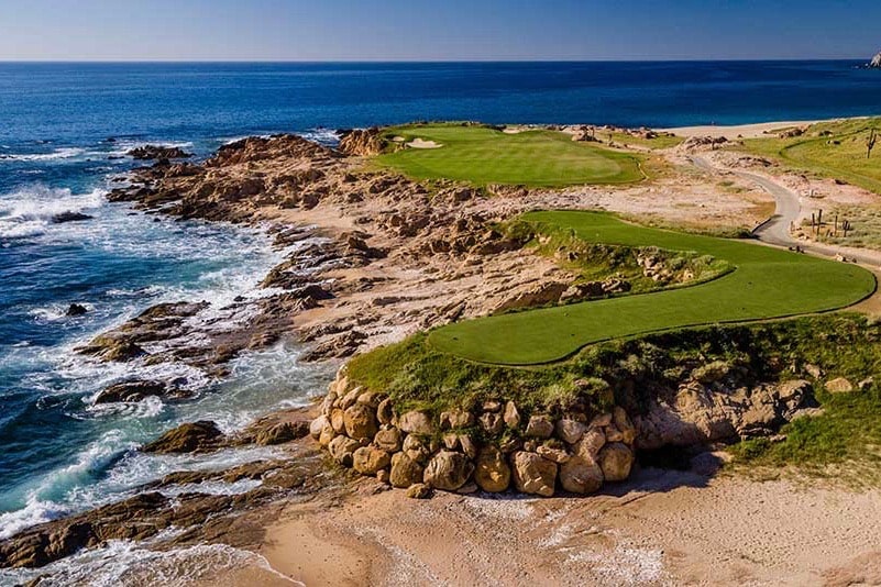 The ocean golf course at Cabo Del Sol