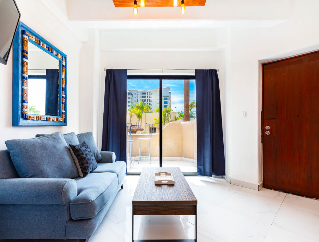 A studio unit at Marina Cabo Plaza